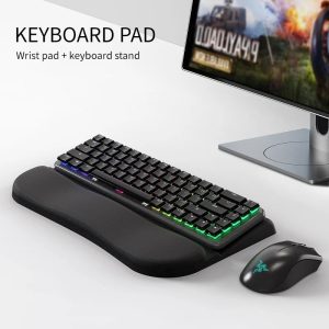 Memory Foam Keyboard Wrist Rest – Soft Support Pad for Typing & Gaming Comfort