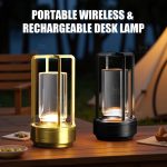 Portable Wireless Table Lamp – LED Touch Night Light for Home & Decor