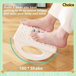 Ergonomic Office Foot Rest Stool – Adjustable Height Under Desk Footrest for Home & Office