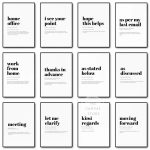 Home Office Definition Poster – Canvas Wall Art Print with Funny Work-from-Home Quote, Minimalist Office Décor Gift